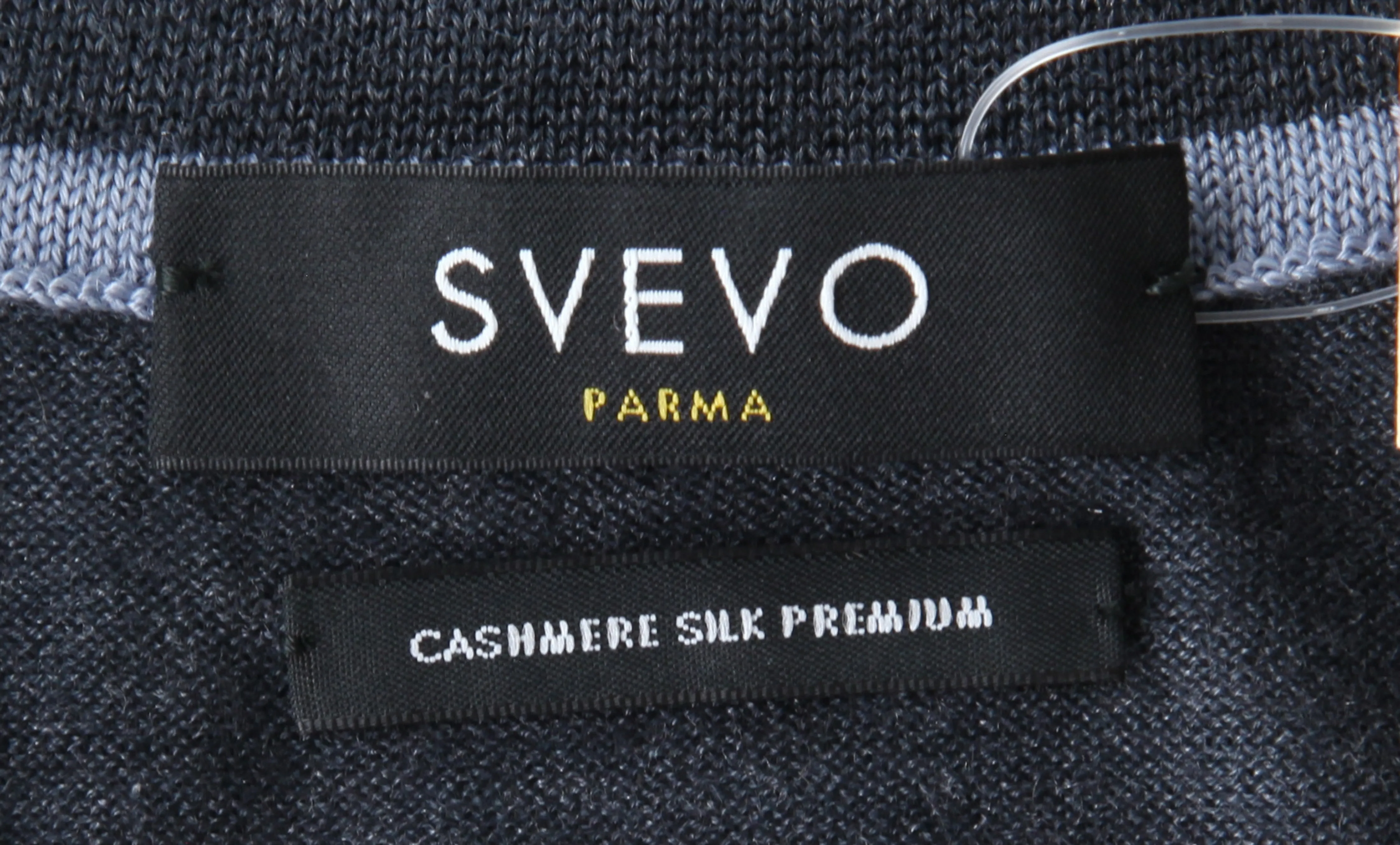 Svevo Parma Gray 1/4 Zip Polo Sweater