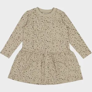Sweat Dress Tascha in Gravel Spruce and Cone