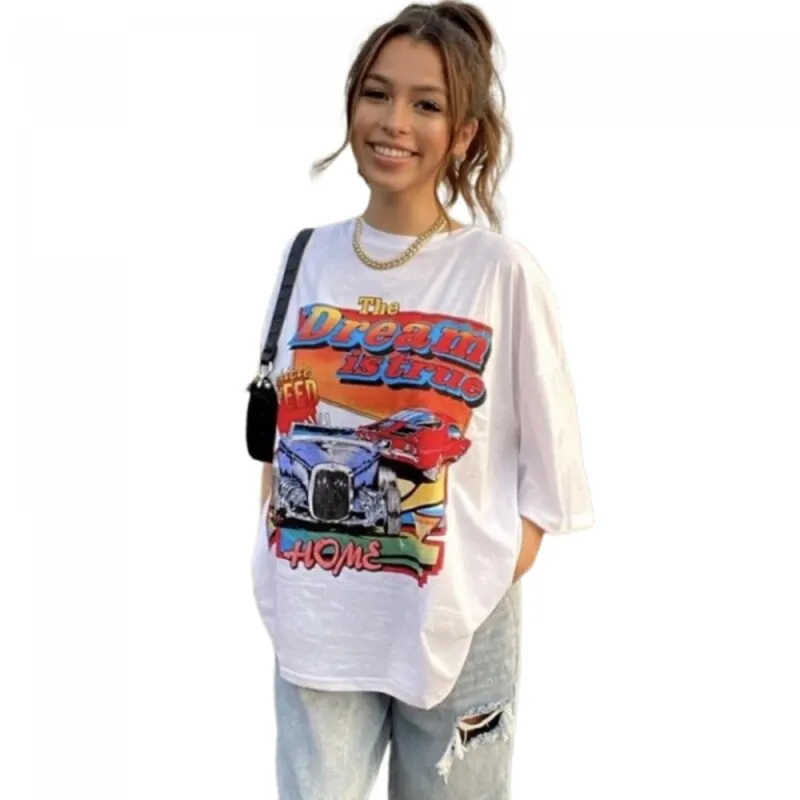 T Shirt Large Vintage Femme