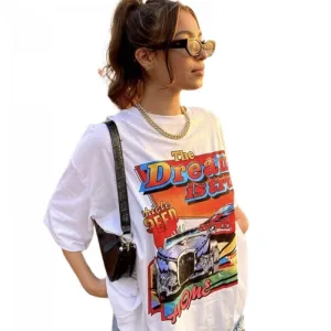 T Shirt Large Vintage Femme