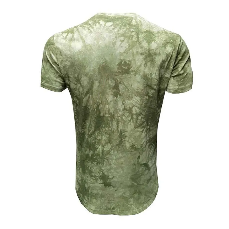 T-shirt vintage à manches courtes aspect vieilli
