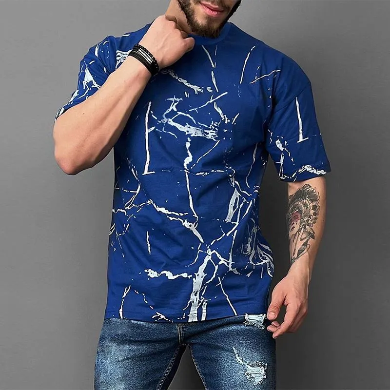 T-shirt vintage à séchage rapide et col rond