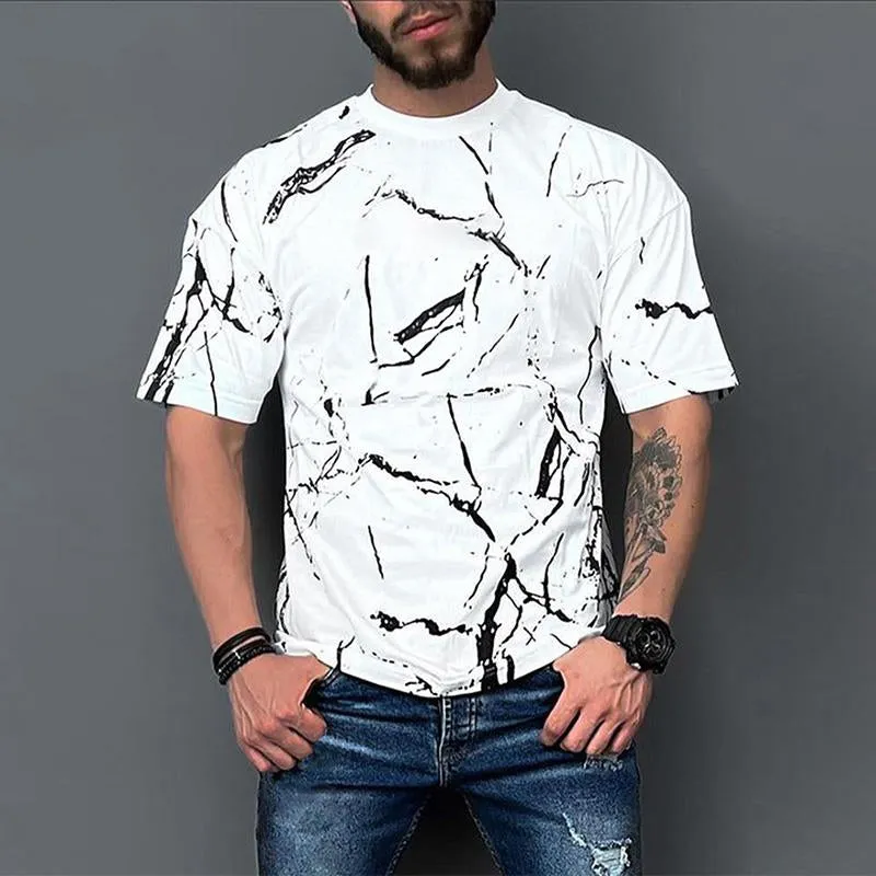 T-shirt vintage à séchage rapide et col rond