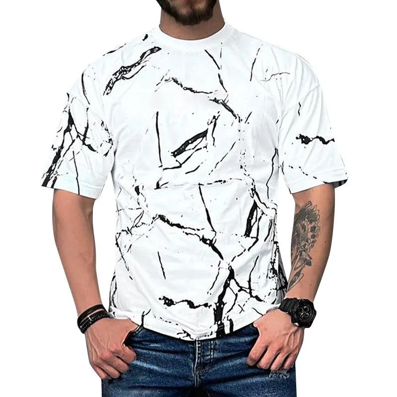 T-shirt vintage à séchage rapide et col rond