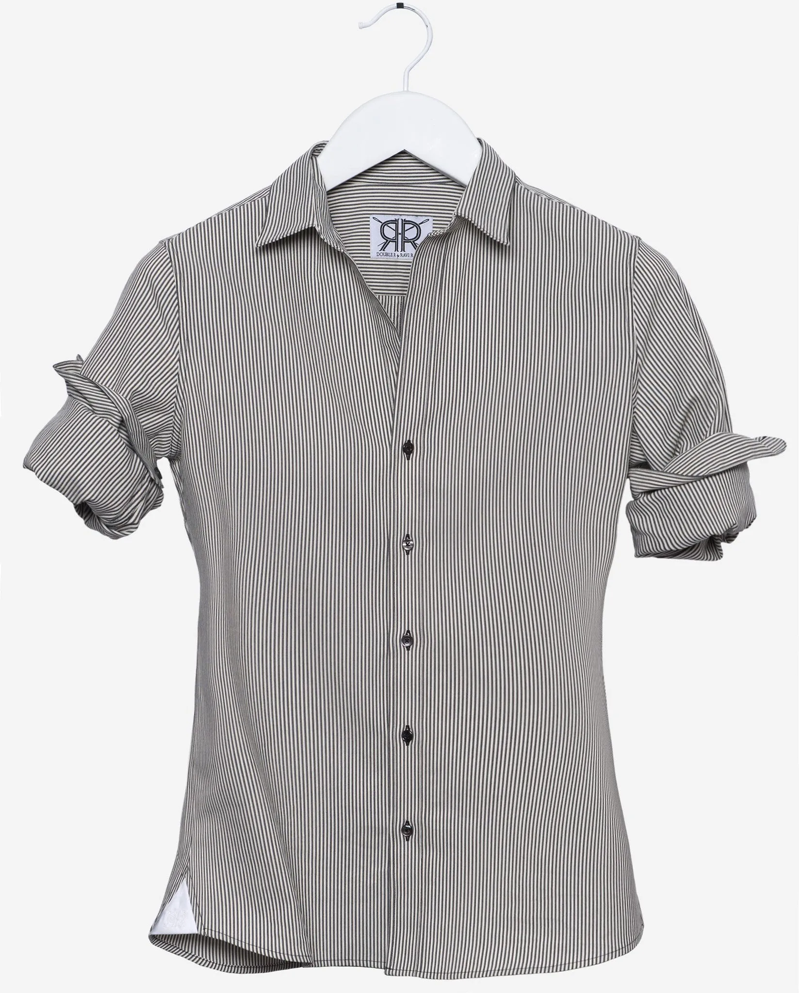 Tailored - Black Seersucker