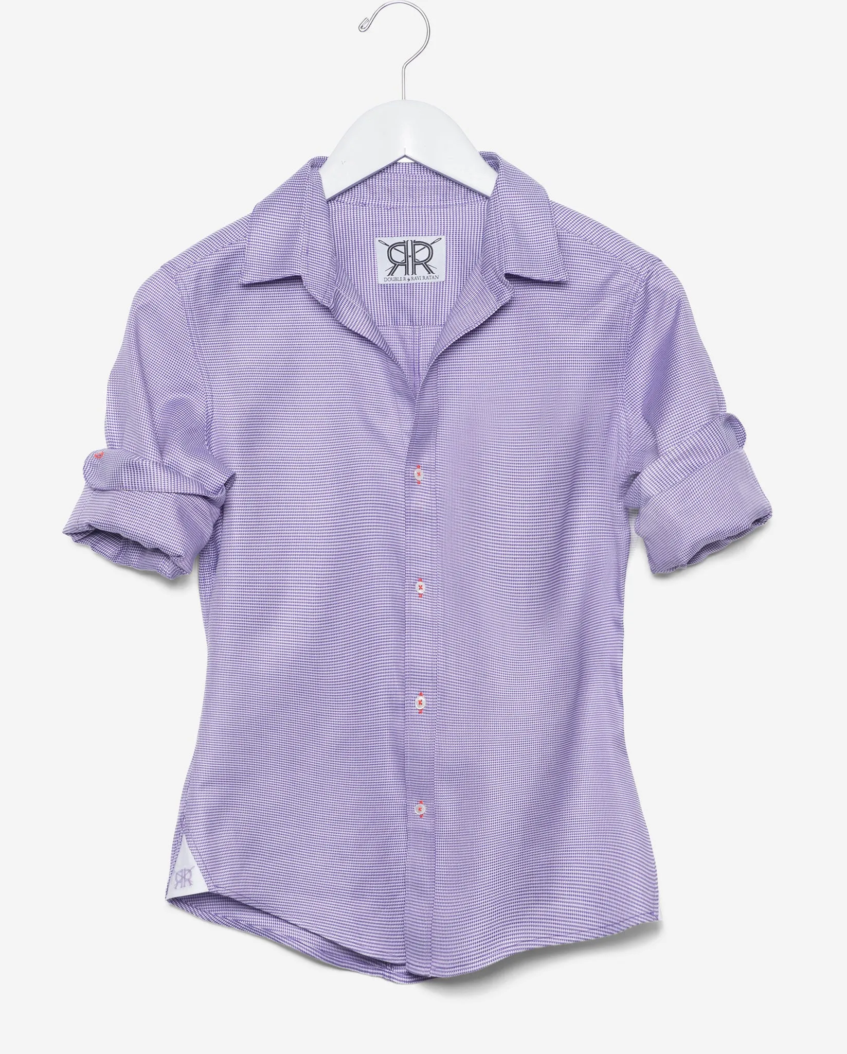Tailored - Purple Houndstooth