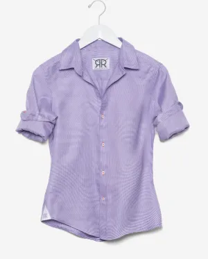 Tailored - Purple Houndstooth