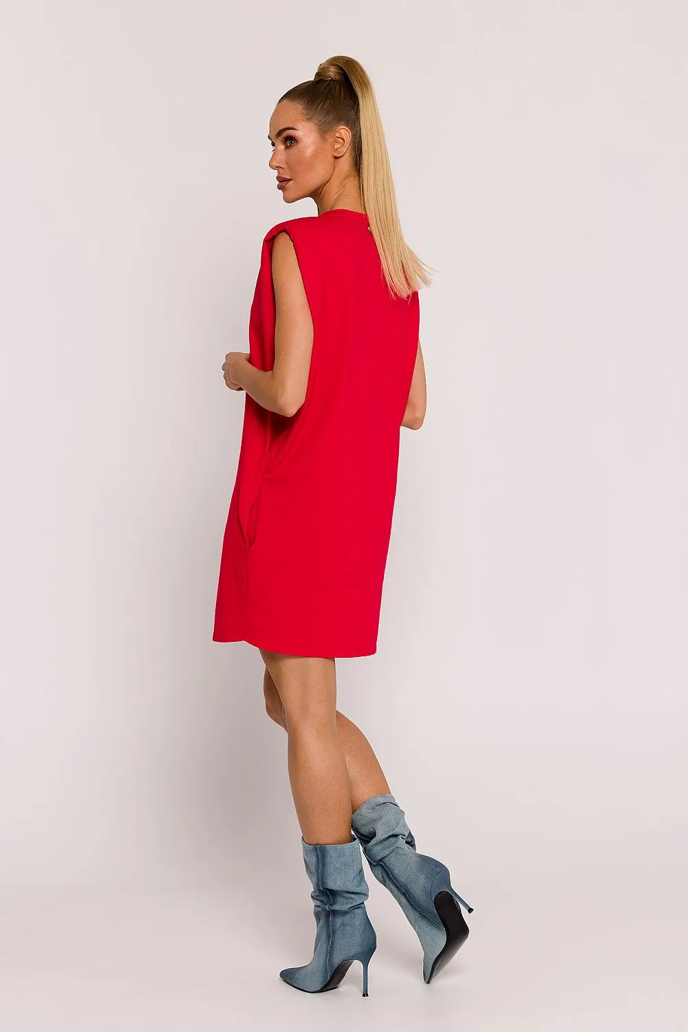 Tailored Sleeveless Mini Dress