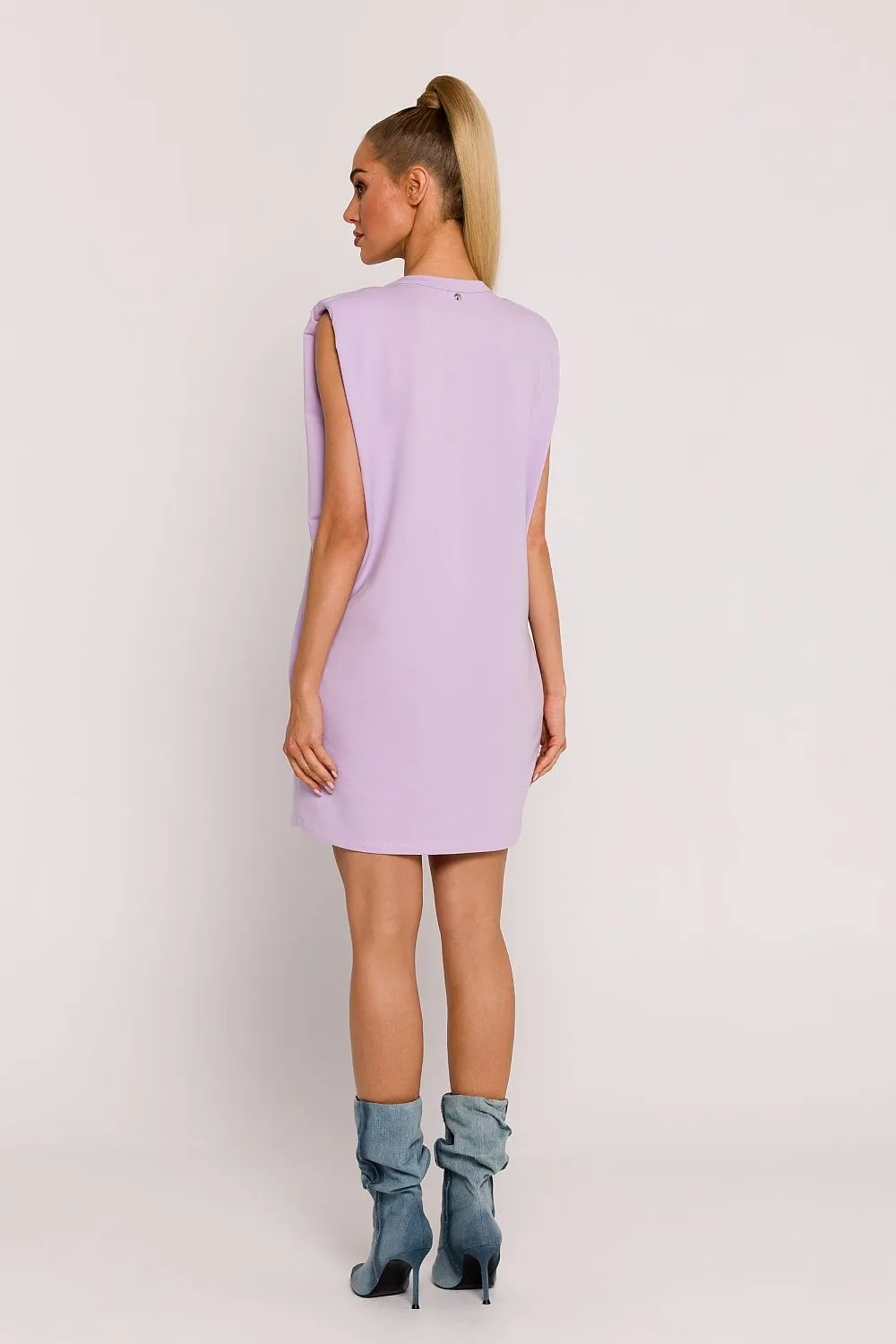 Tailored Sleeveless Mini Dress