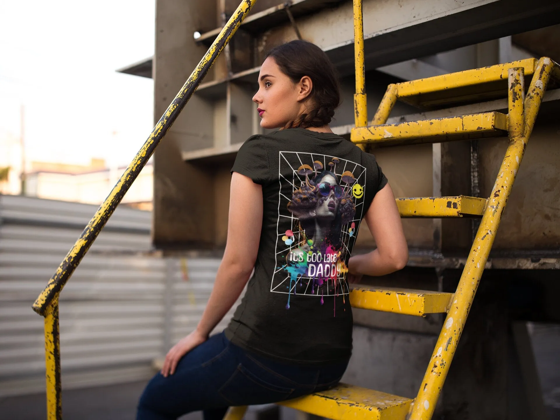 Techno T-Shirt | It's too late Daddy
