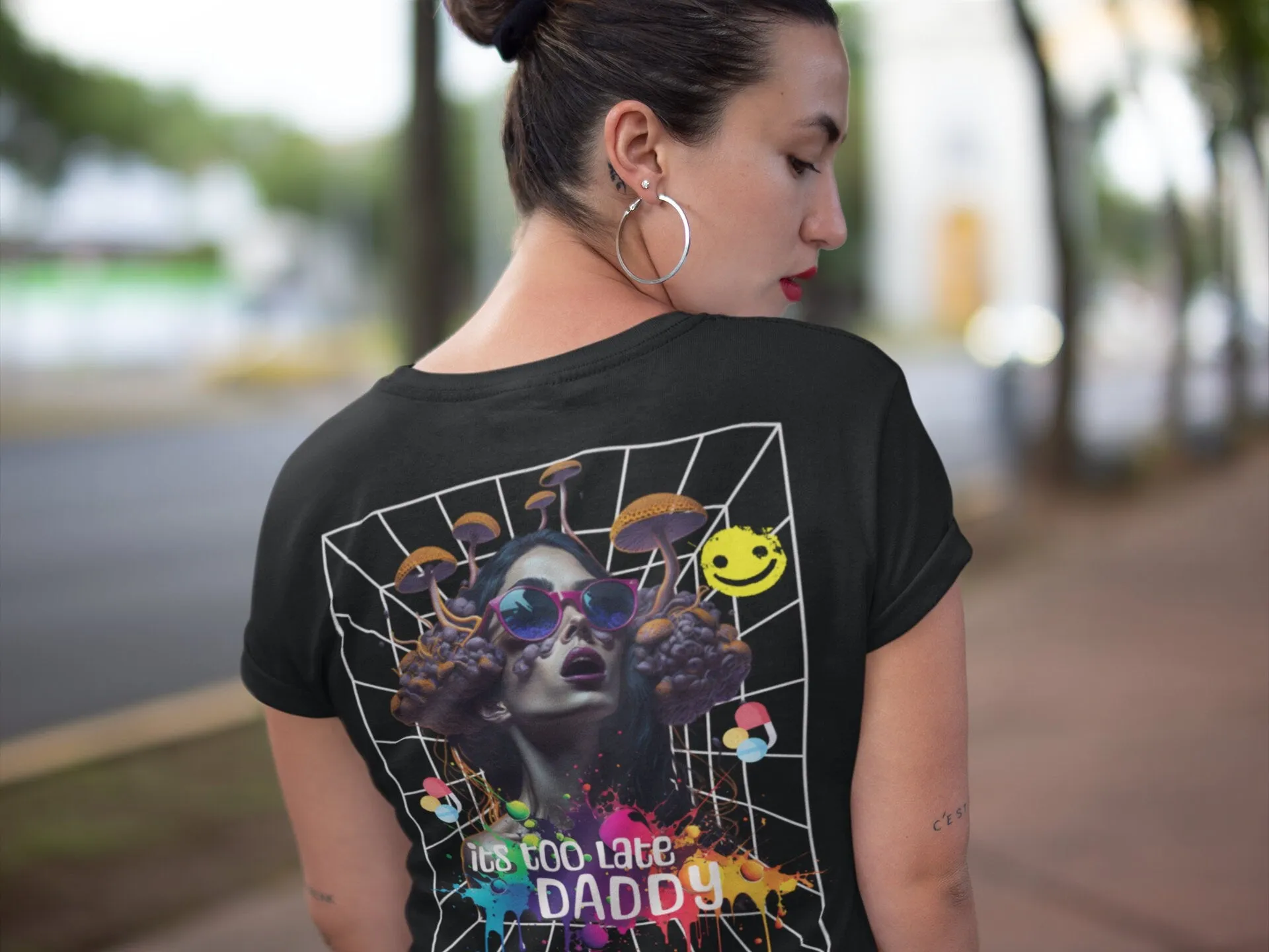 Techno T-Shirt | It's too late Daddy