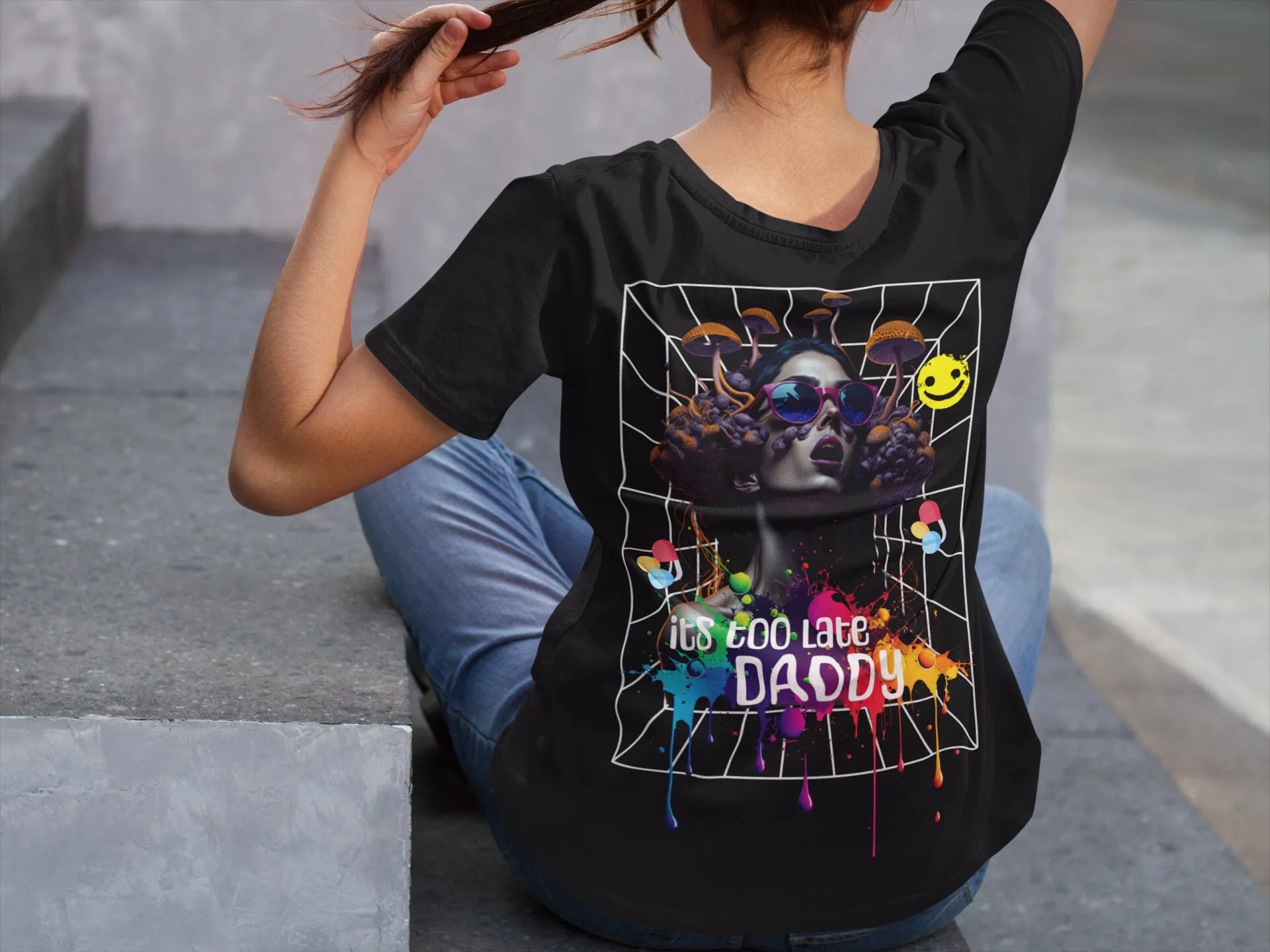 Techno T-Shirt | It's too late Daddy