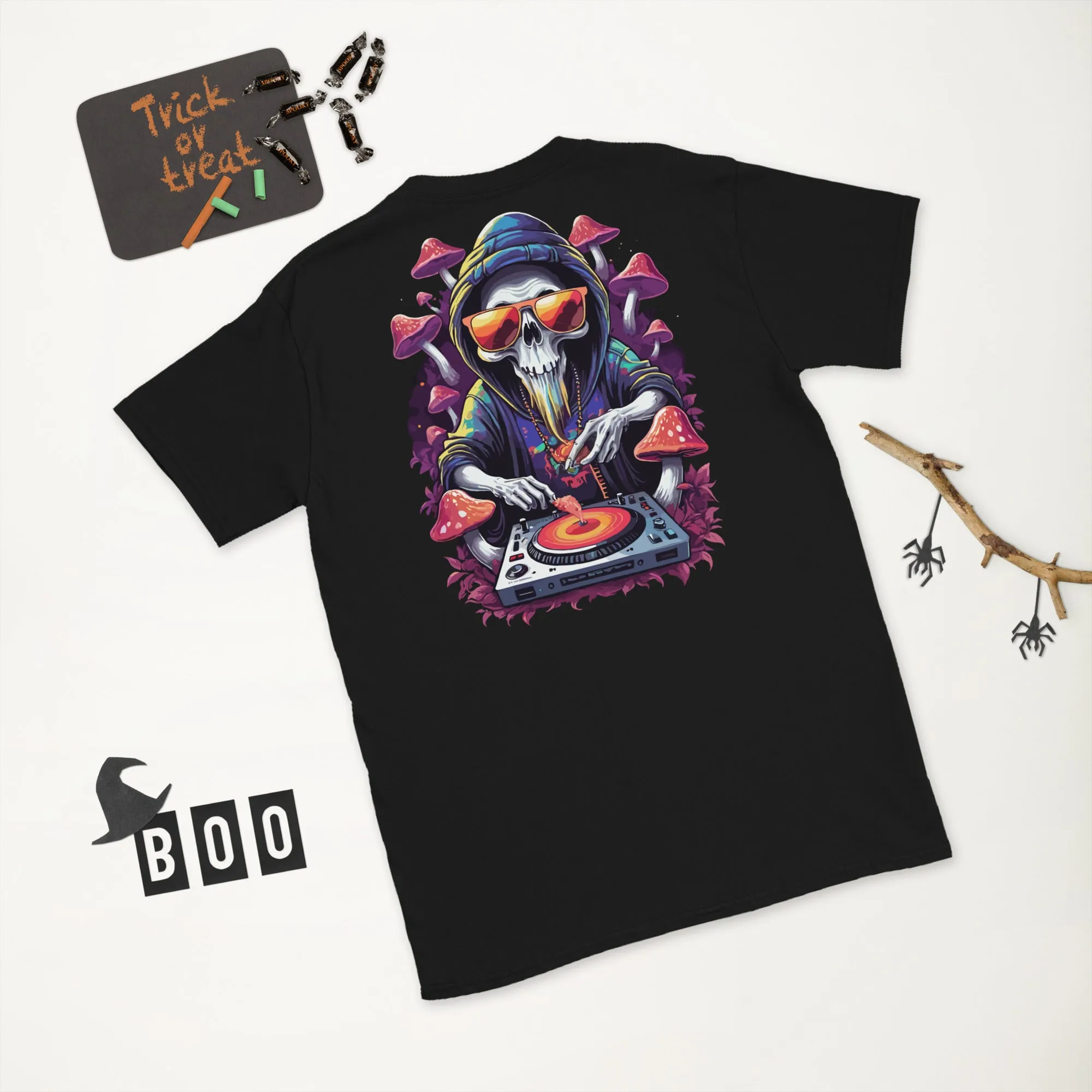 Techno T-Shirt | Psychedelic DJ Ghost