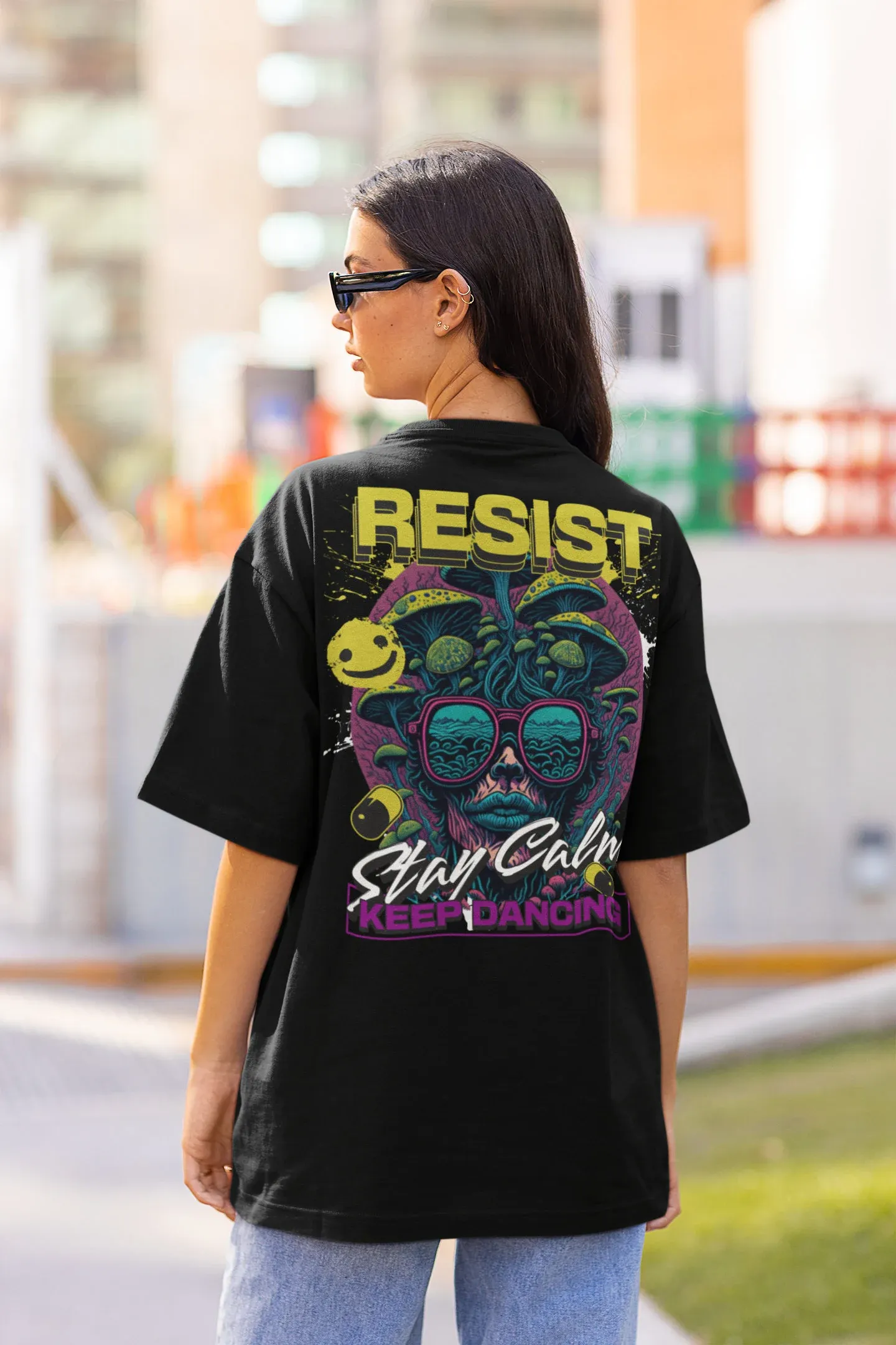 Techno T-Shirt | Stay Calm & Follow Me