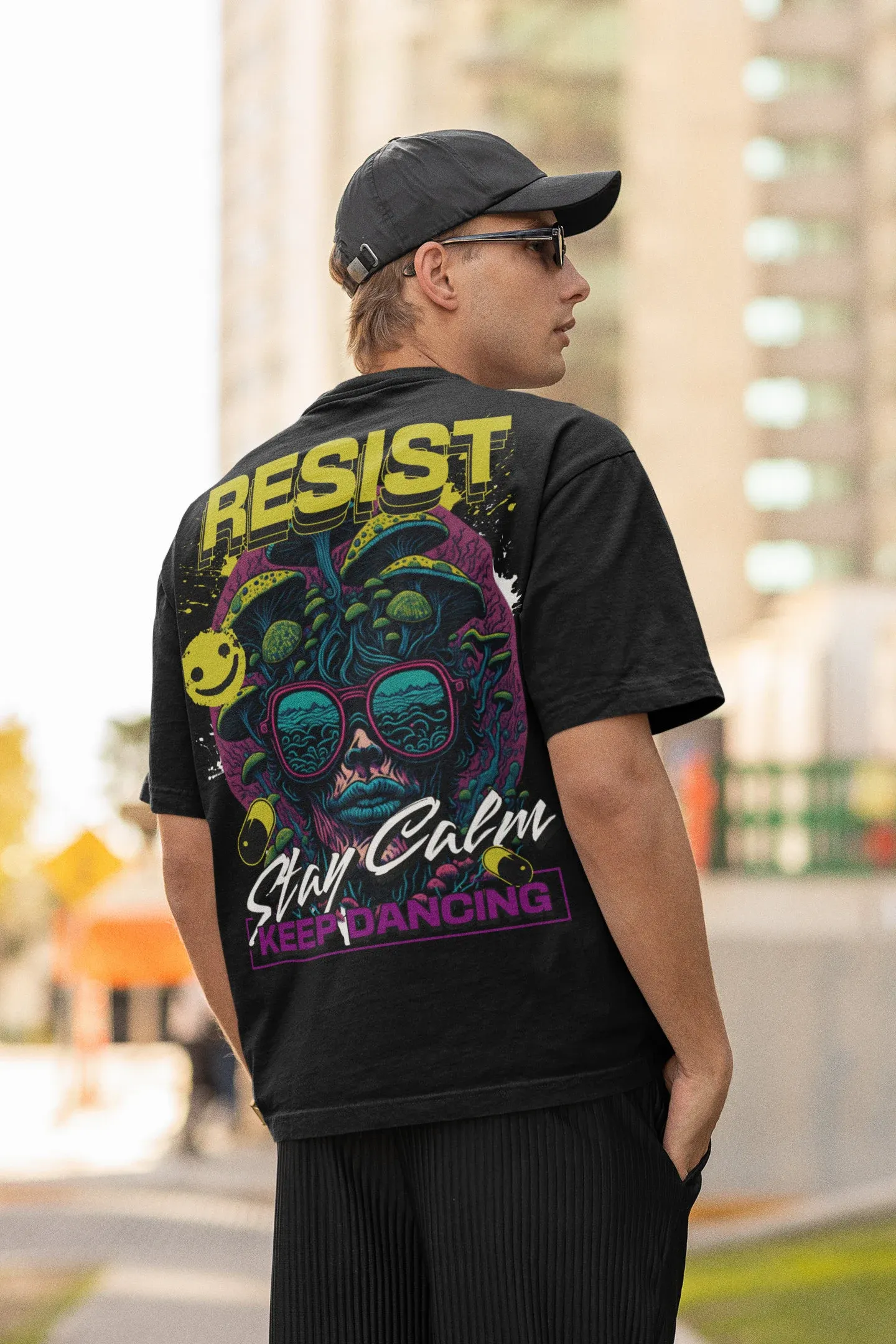 Techno T-Shirt | Stay Calm & Follow Me