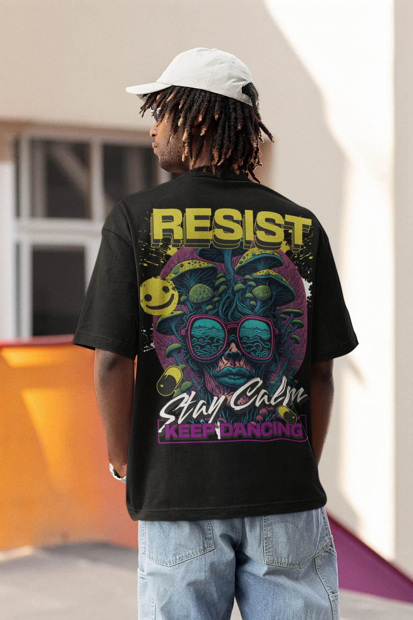 Techno T-Shirt | Stay Calm & Follow Me