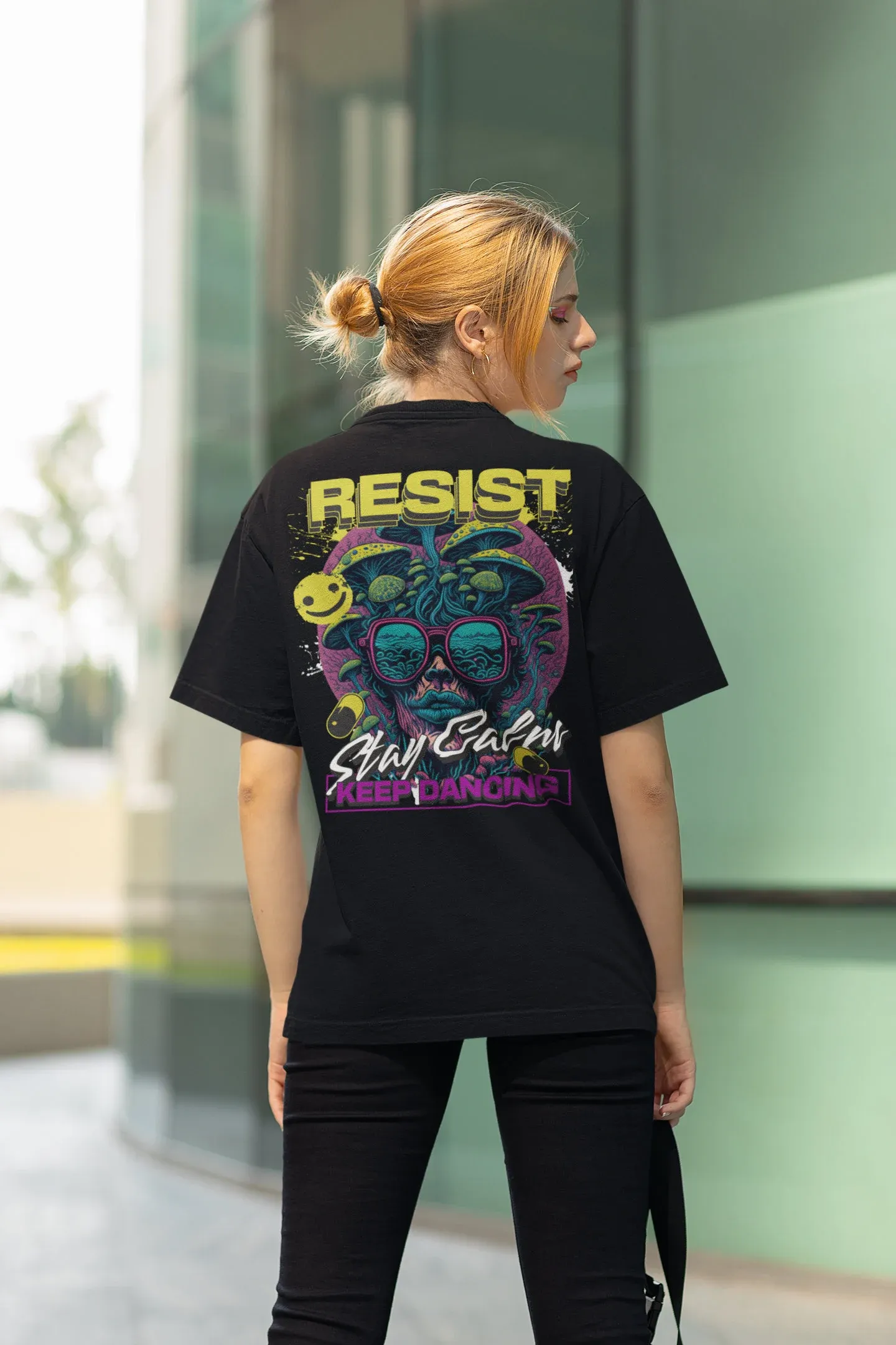 Techno T-Shirt | Stay Calm & Follow Me