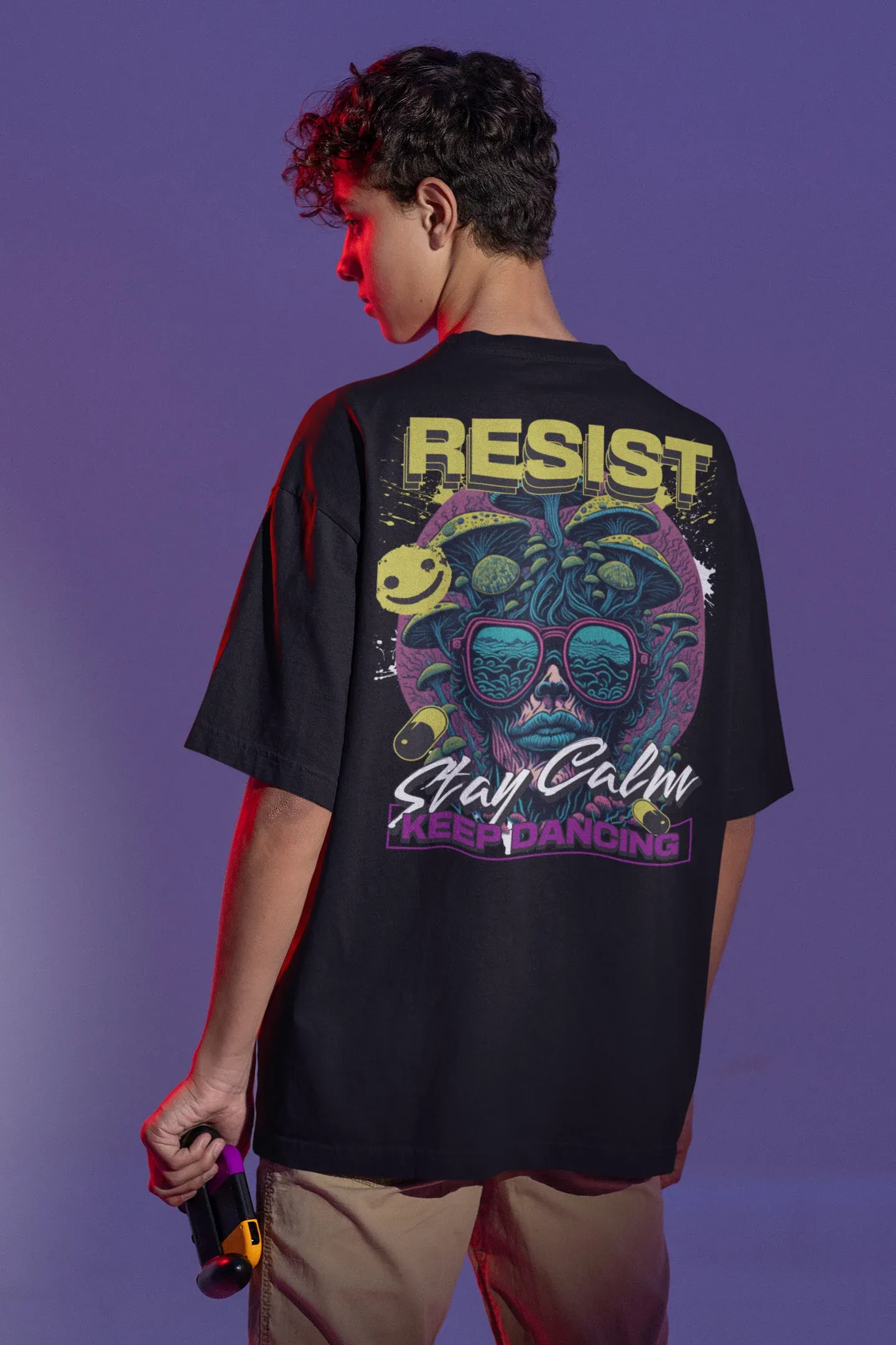 Techno T-Shirt | Stay Calm & Follow Me