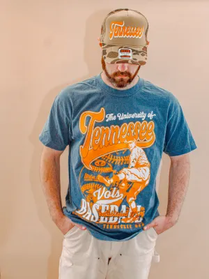Tennessee Volunteers Baseball, Vintage Oversized TShirt
