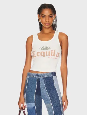 Tequila - Rib Tank - White