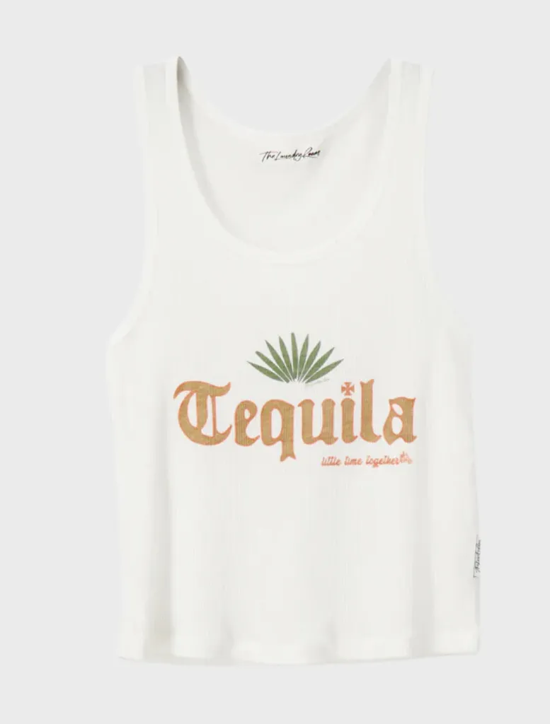 Tequila - Rib Tank - White