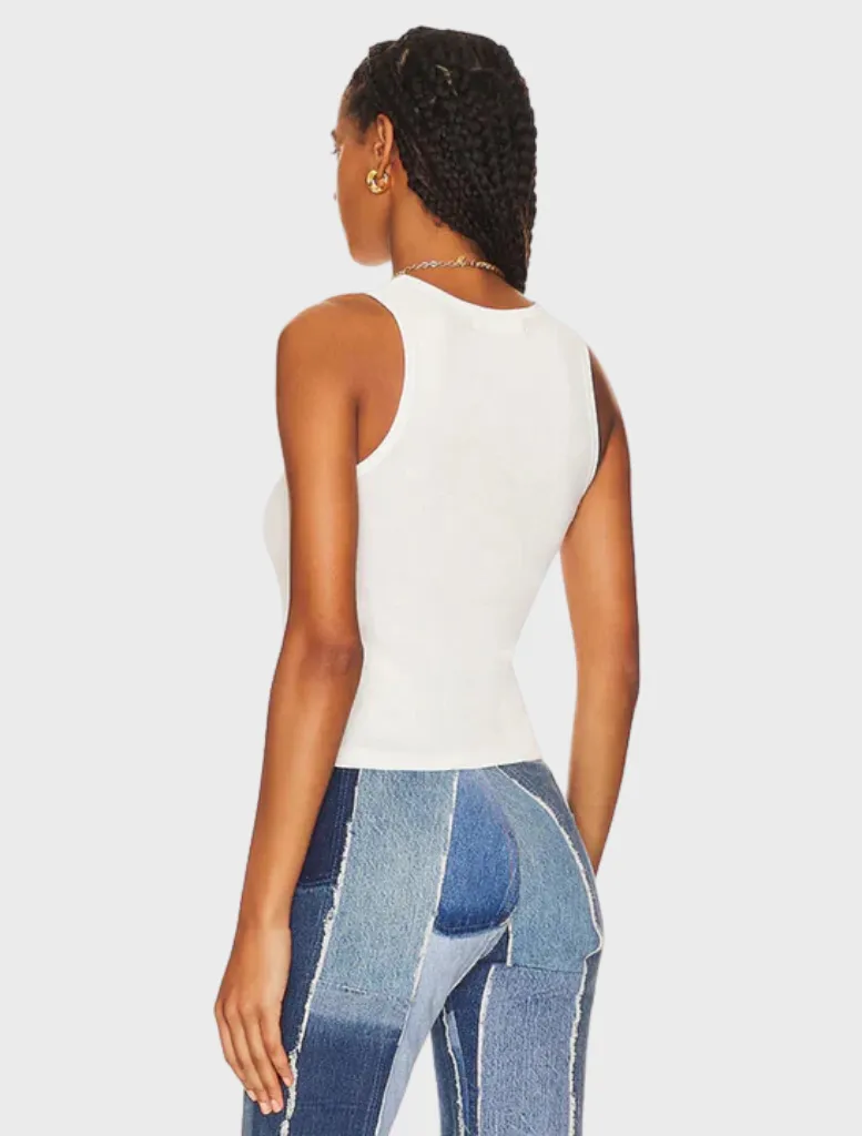 Tequila - Rib Tank - White