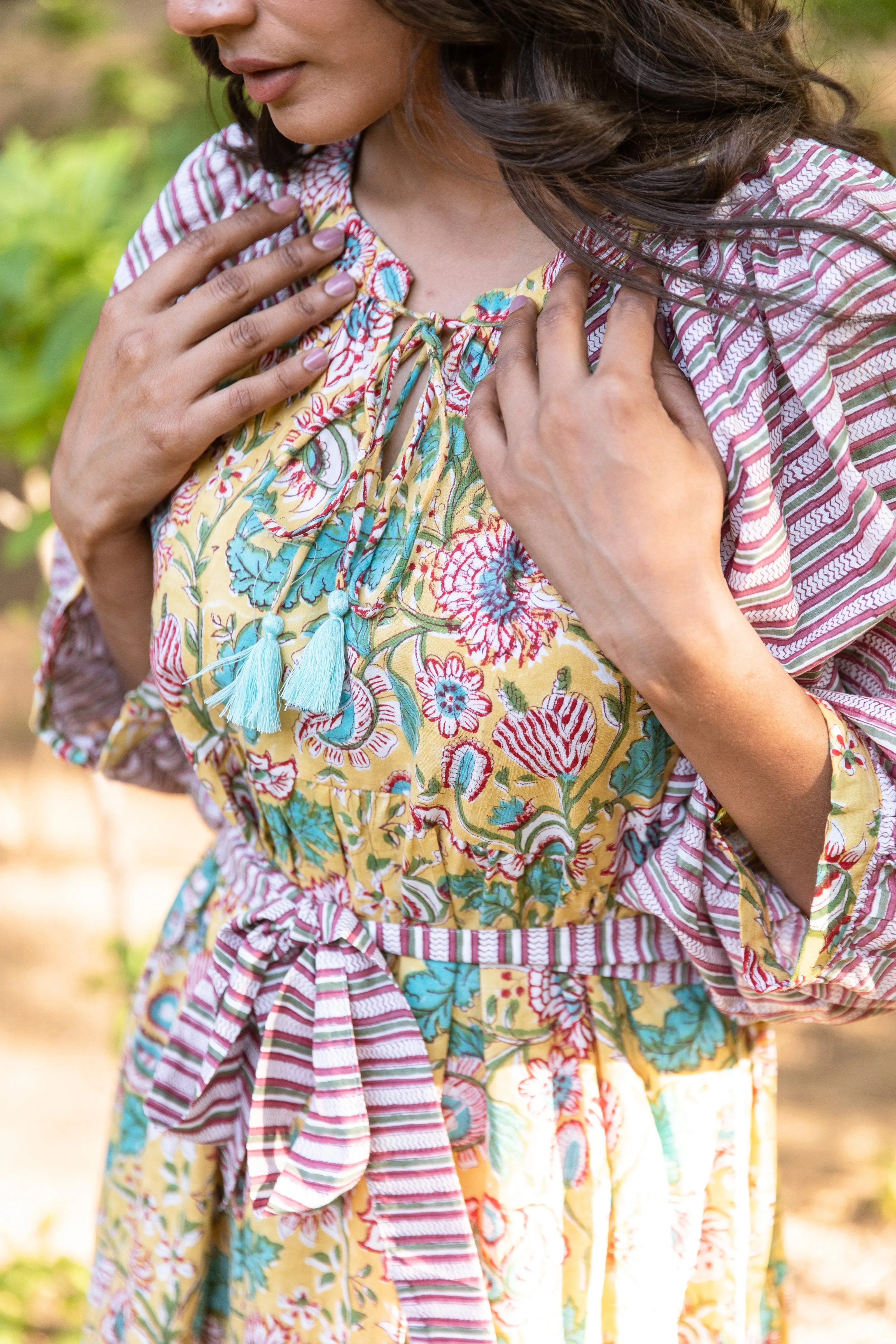 Teran Tier Ruffle Dress
