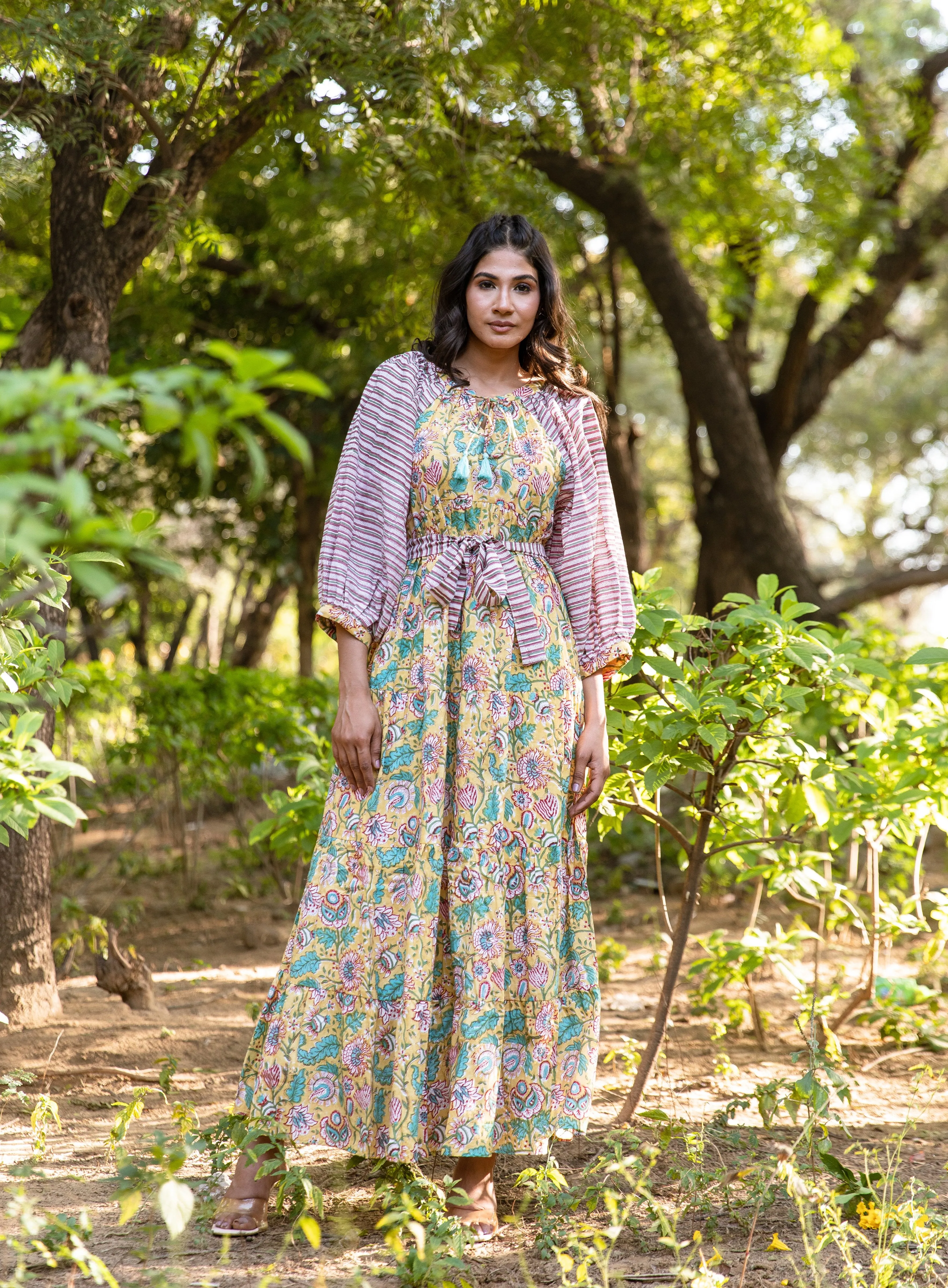 Teran Tier Ruffle Dress