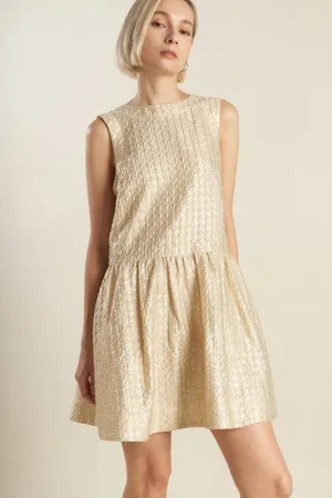 Textured Woven Mini Dress