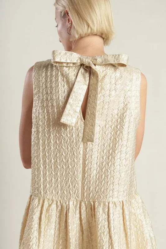 Textured Woven Mini Dress
