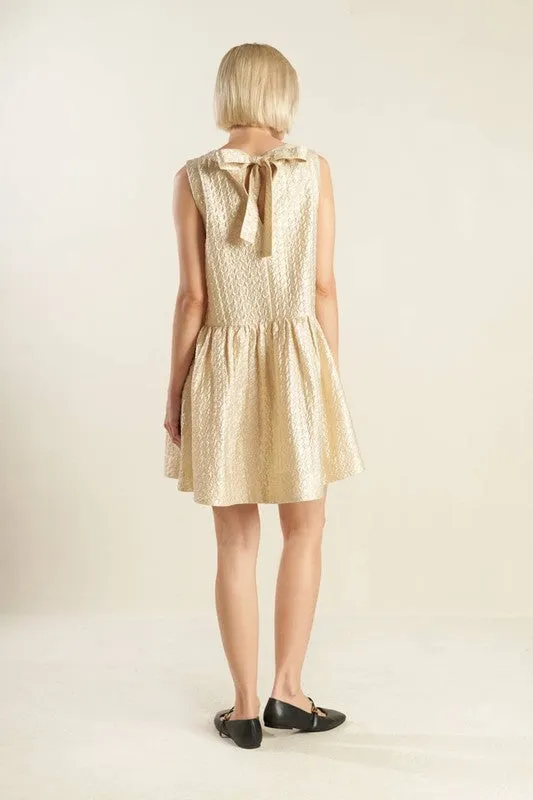 Textured Woven Mini Dress