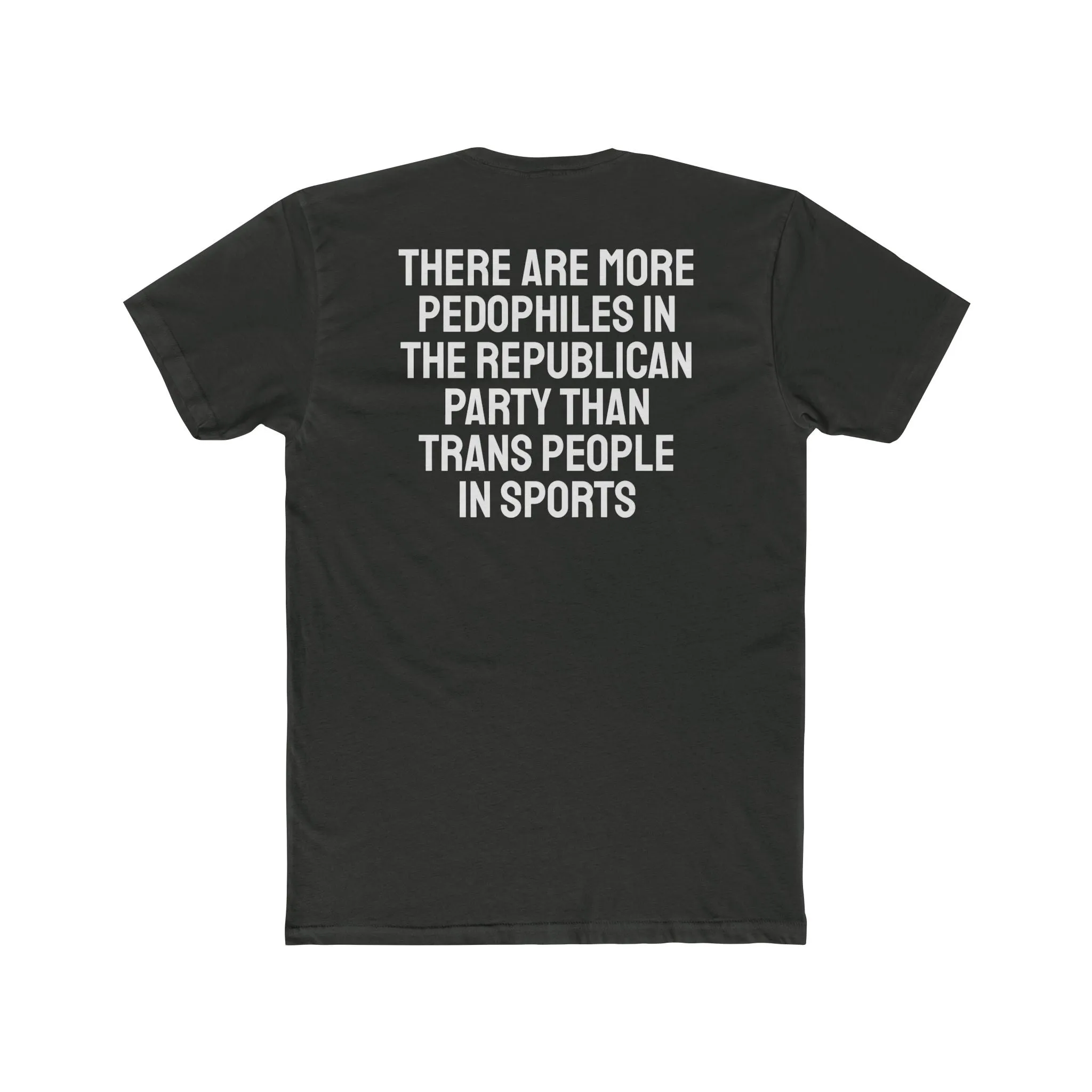 There Are More Pedophiles In The Republican Party Than Trans People In Sports - Unisex Cotton Crew Tee
