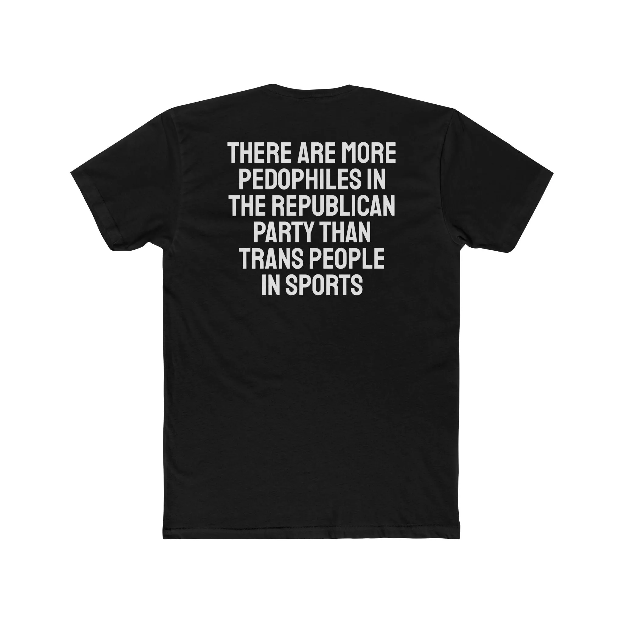 There Are More Pedophiles In The Republican Party Than Trans People In Sports - Unisex Cotton Crew Tee