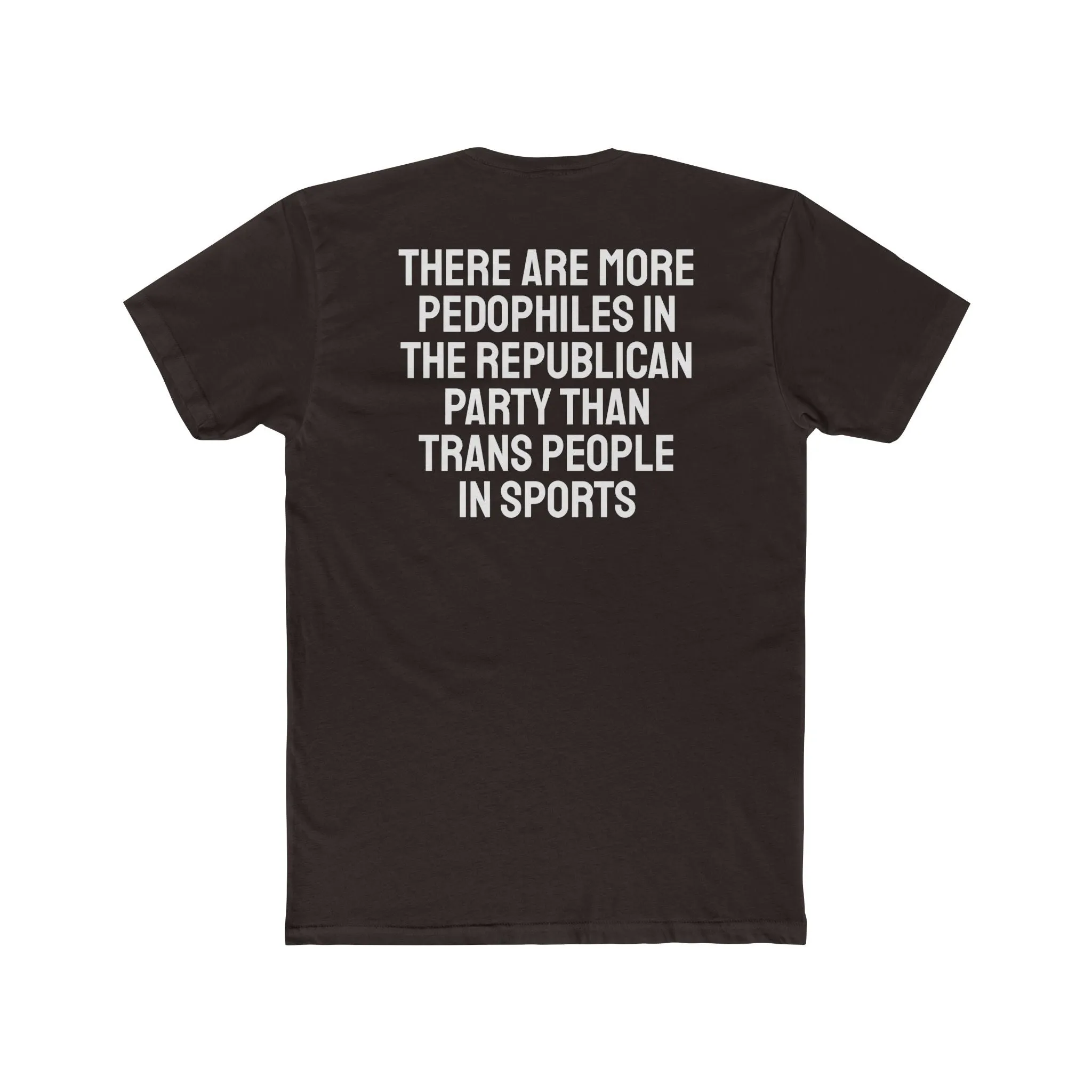 There Are More Pedophiles In The Republican Party Than Trans People In Sports - Unisex Cotton Crew Tee