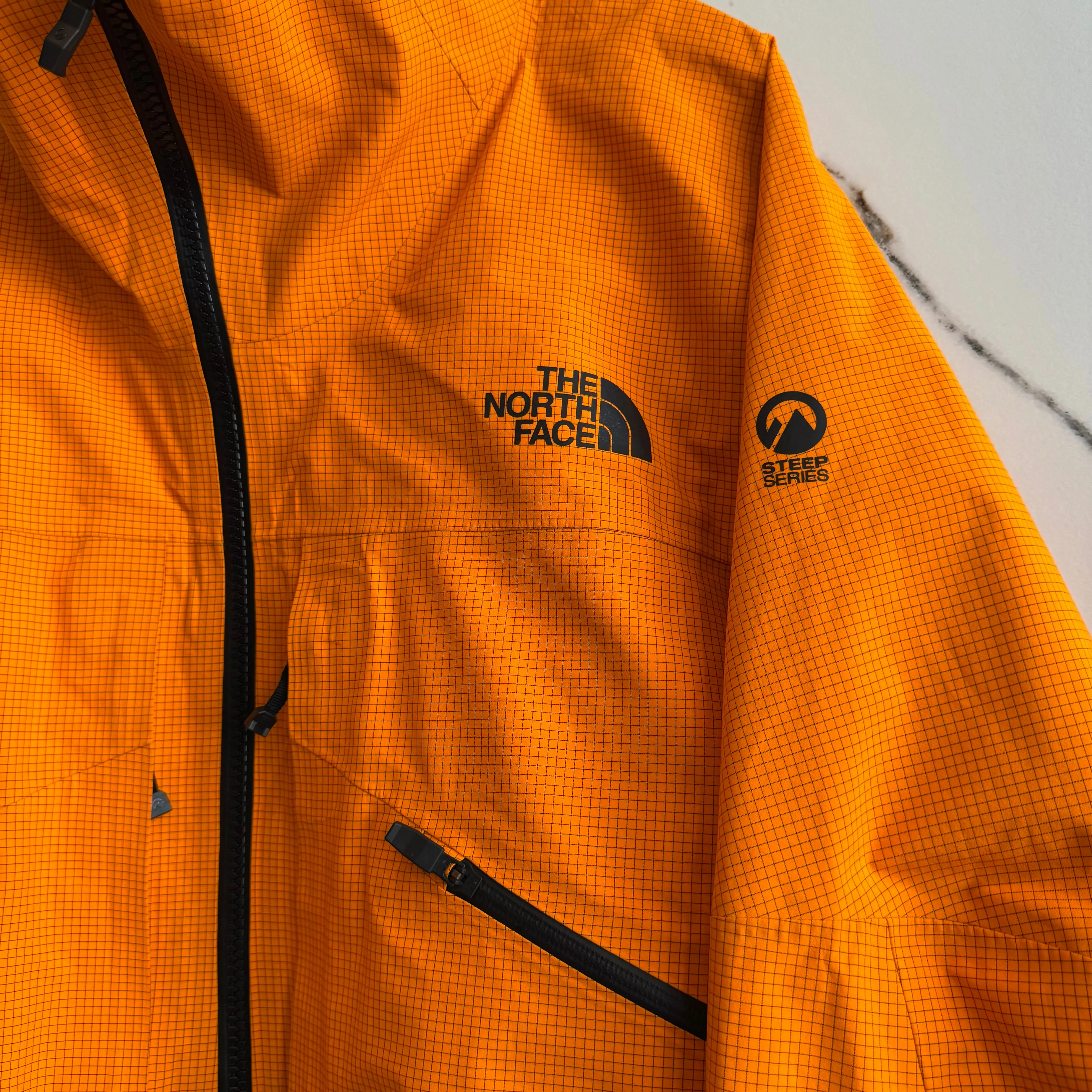TNF Steep Series Jacker Orange Grid Size XXL