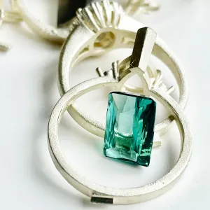 Tourmaline - Blue Green Octagonal Cut - 2.06ct