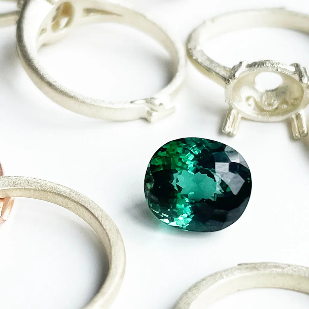 Tourmaline - Green Oval Cut - 5.19ct