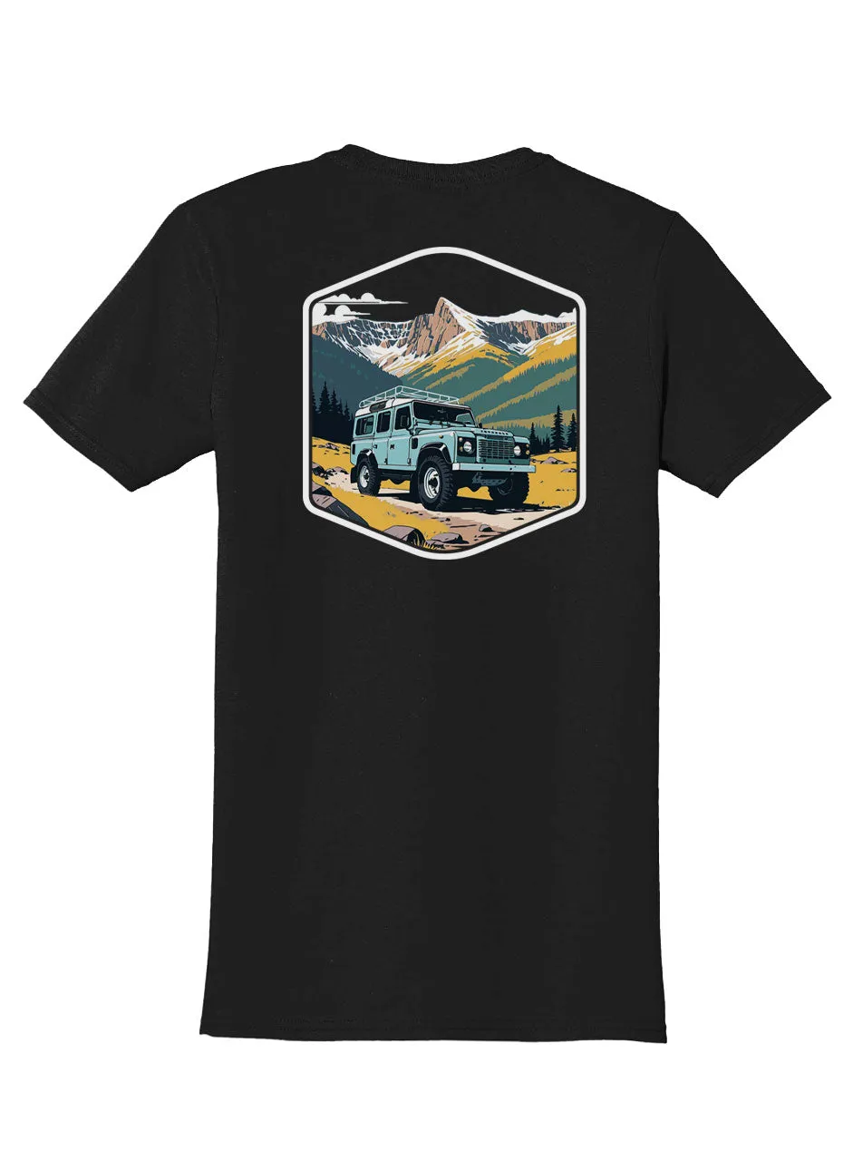 Trail Making Back Print with Pocket Print T-Shirt
