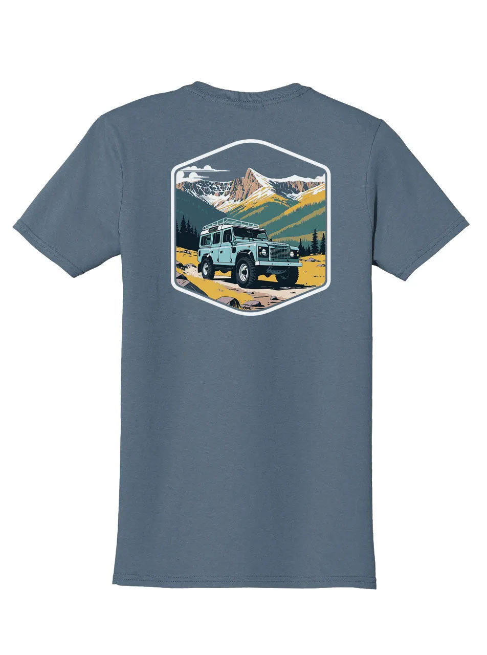 Trail Making Back Print with Pocket Print T-Shirt