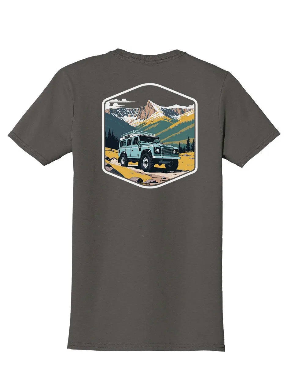 Trail Making Back Print with Pocket Print T-Shirt