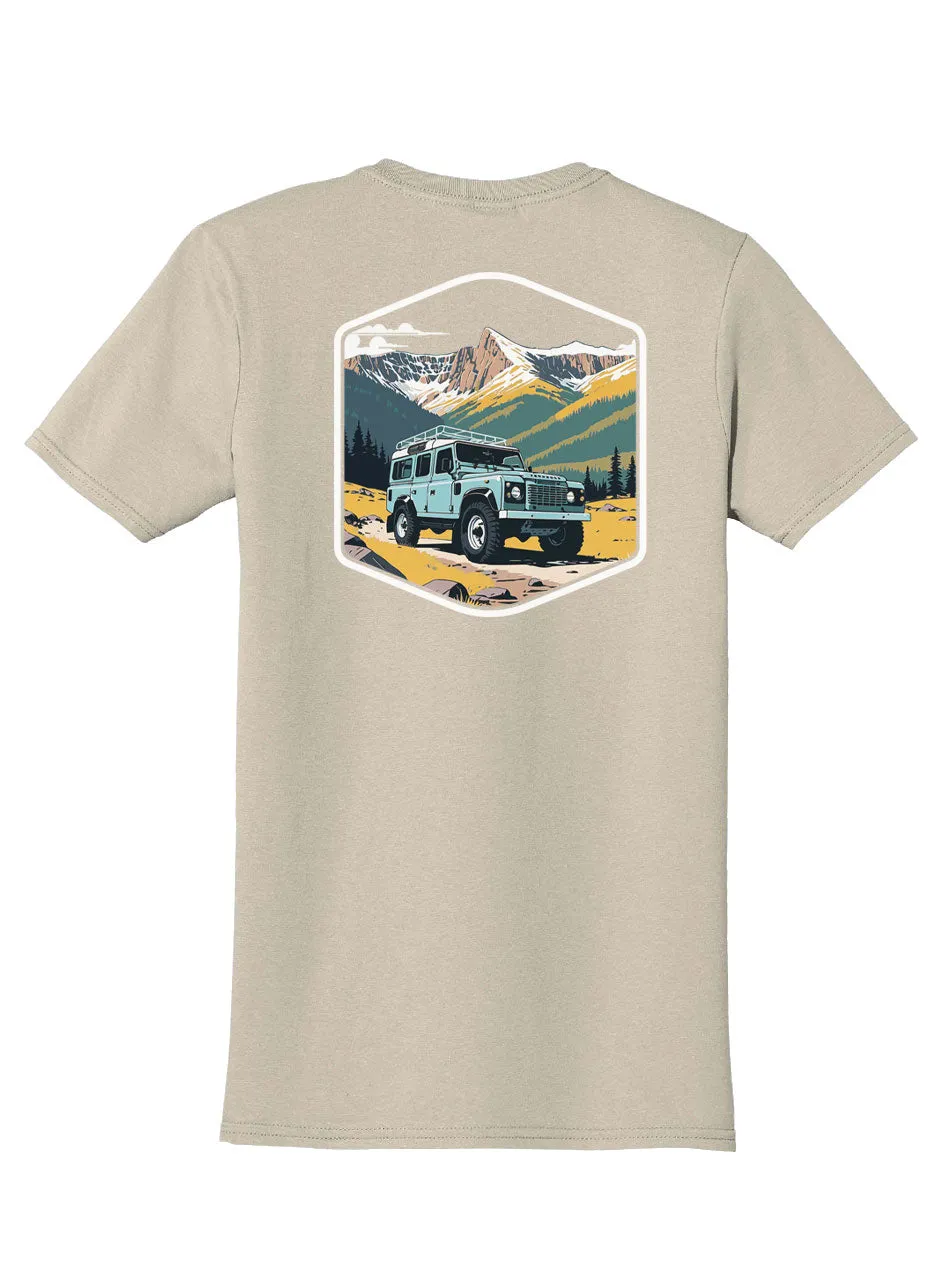 Trail Making Back Print with Pocket Print T-Shirt