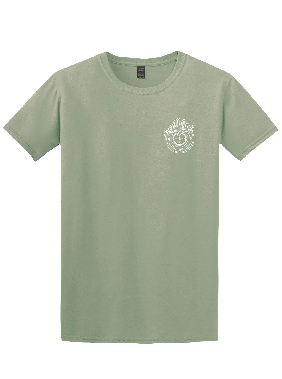 Trail Making Back Print with Pocket Print T-Shirt