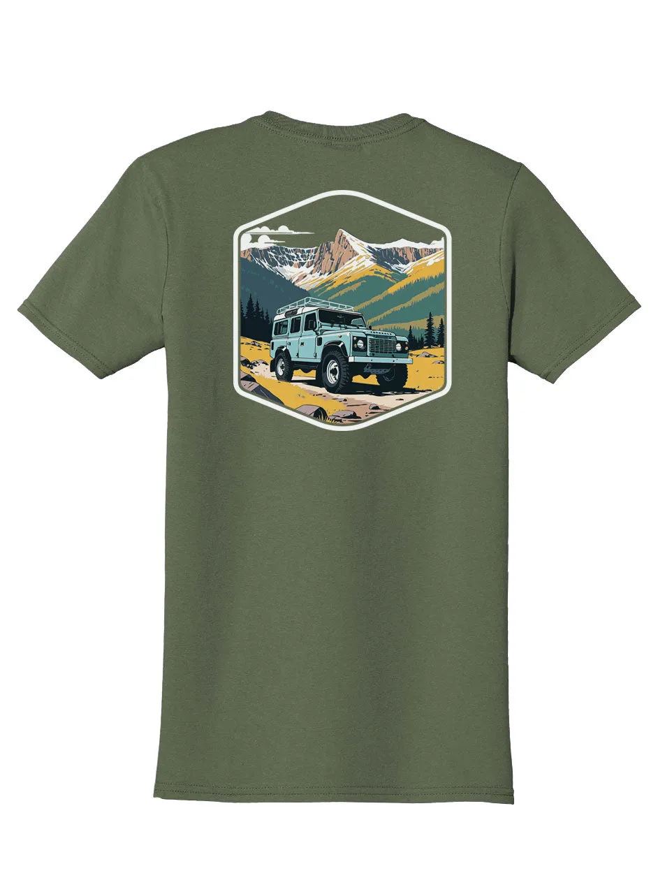 Trail Making Back Print with Pocket Print T-Shirt