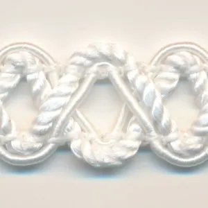 Trimming Braid #01 White