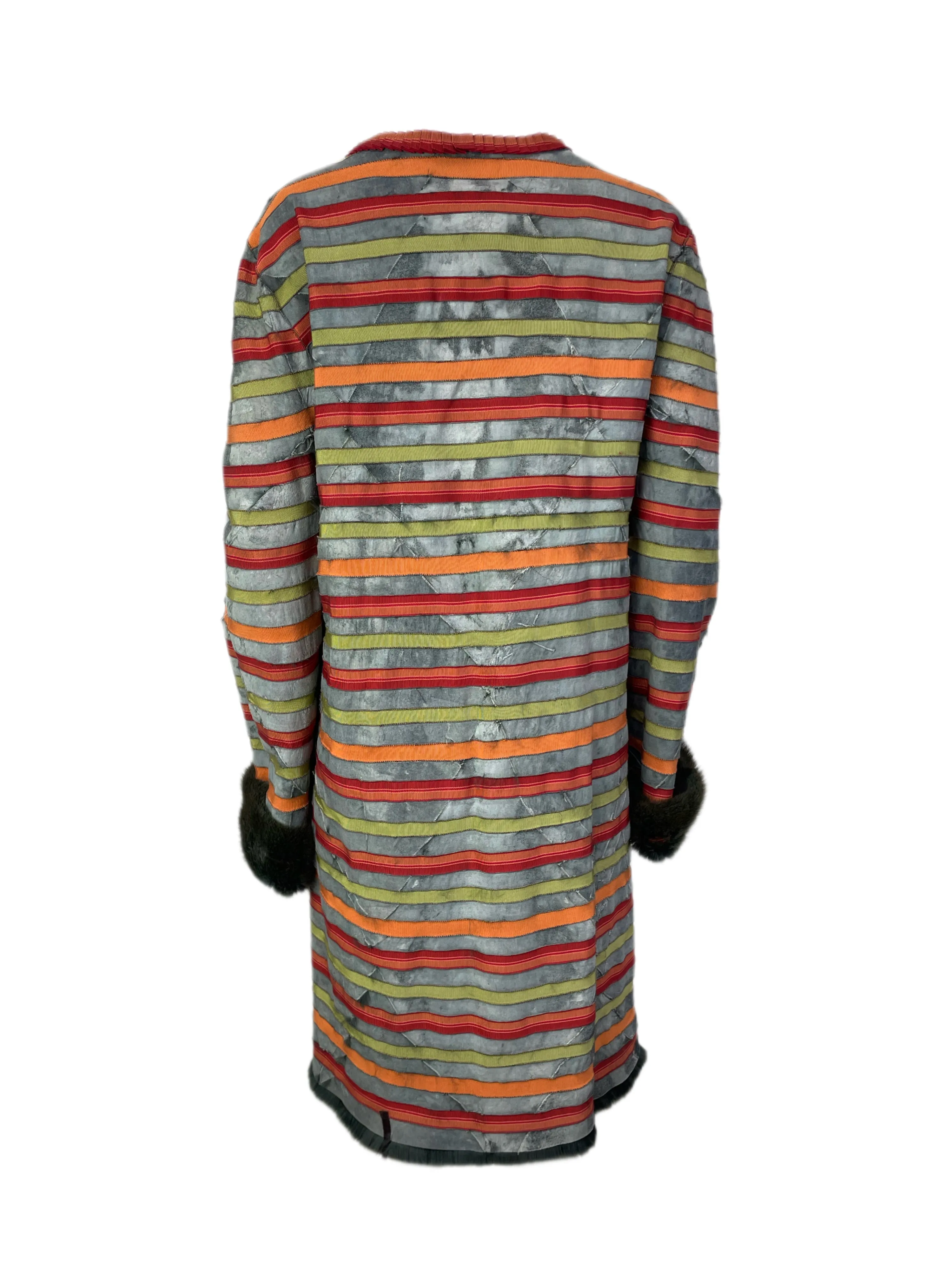TRUSSARDI Women's Multicolored Coat #A103 20 NWT