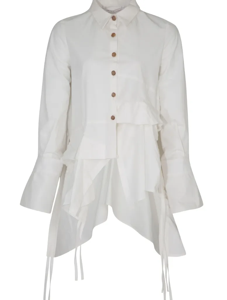 Tuckered Out Shirt - White
