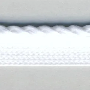 Twill Piping #01 White