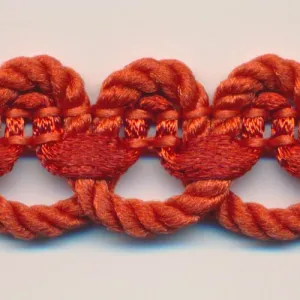 Twist Satin Braid #132 Bitter Orange