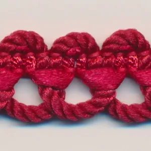 Twist Satin Braid #53 Rose Red