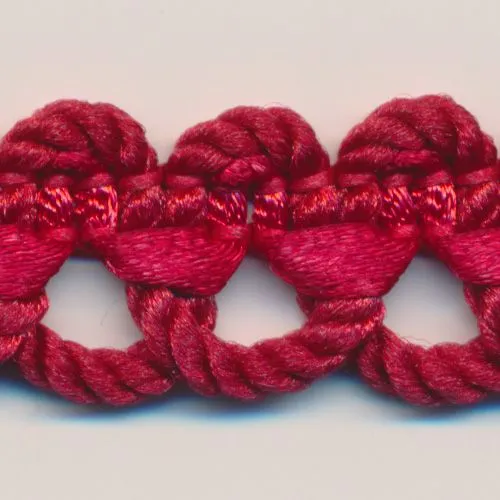 Twist Satin Braid #53 Rose Red